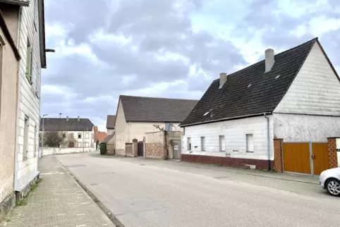 Ein Teil der Dirmsteiner Hauptstraße. Unter anderem hier will der Gemeinderat verhindern, dass alte Häuser durch große Wohnanlag