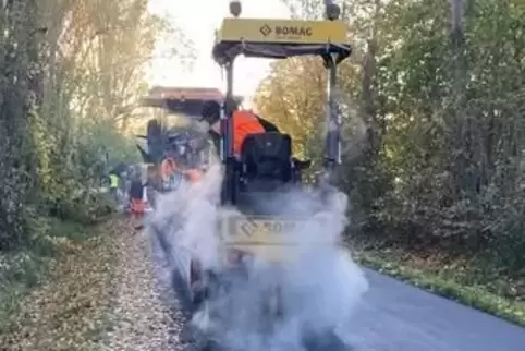 In Bad Dürkheim (unser Bild) und Haßloch wurde besonders zügig gearbeitet. 
