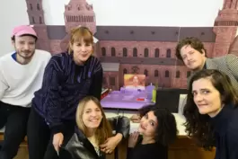 Arbeiten gemeinsam an den Nibelungenfestspielen 2023: (von links) Daniel Felgendreher, Michela Flück, Susanne Steinmassl, Pinar 