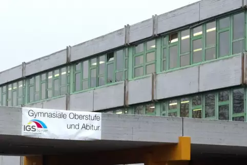 Sanierungsbedürftig: Das Dach der Integrierten Gesamtschule Georg Friedrich Kolb in Speyer ist undicht.