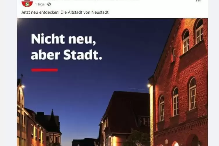 Neustadt ja, aber nicht Weinstraße.