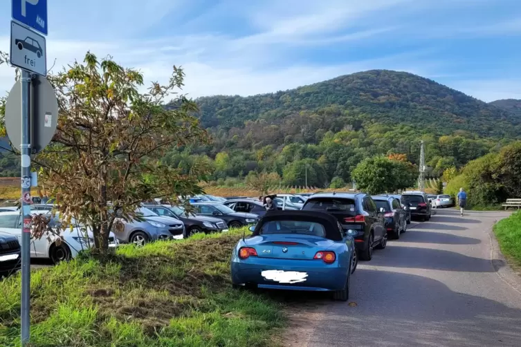 Überlastet: Parkplatz Andergasse.