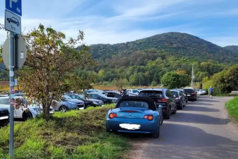 Überlastet: Parkplatz Andergasse.