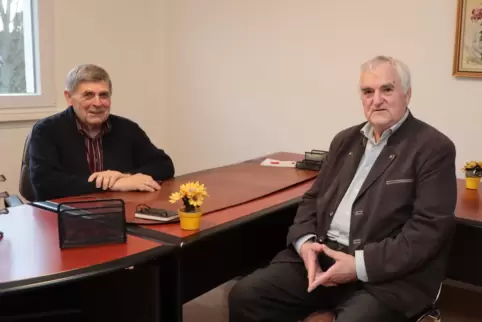  Alfons Müller (links) und Bodo Wendel sind seit Mai Seniorenbeauftragte in der Ortsgemeinde Carlsberg.