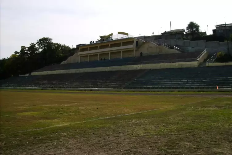 2007: Georgien, Stadion des FC Meskheti Akhaltsikhe.