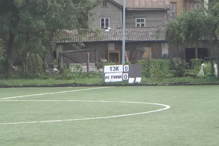 2005: Tallinn, Estland, altes Stadion von Tallinna JK.