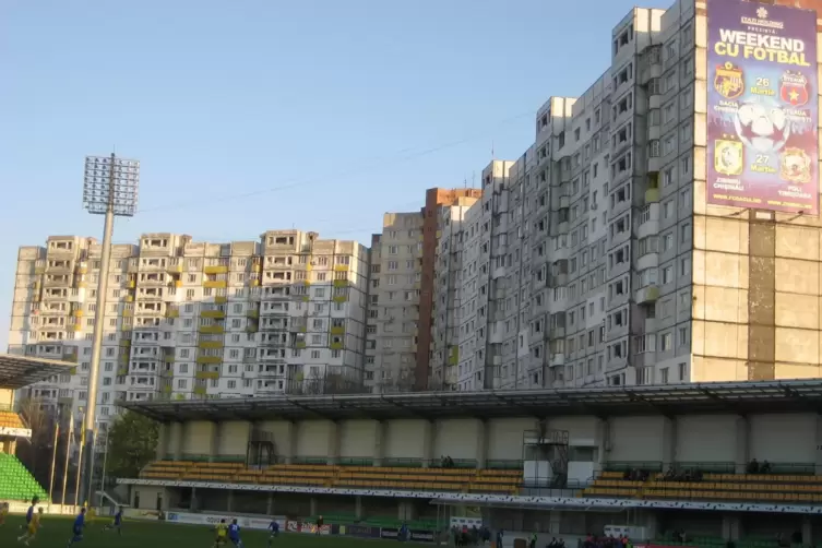 2011: Stadion des FC Zimbru Chisinau, Republik Moldau (Moldawien). 