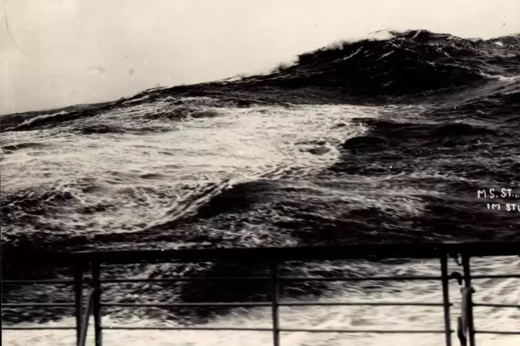 Hoher Seegang wie hier war gewiss nicht das Schlimmste auf der Reise der St. Louis im Mai und Juni 1939.