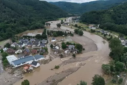 So hat es im Ahrtal nach der Flut ausgesehen. 