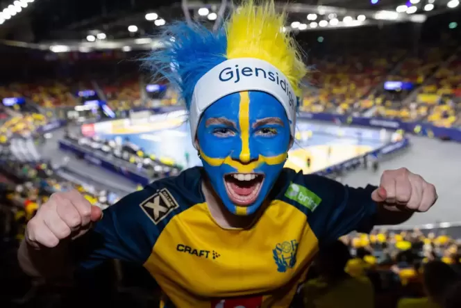 Schwedische Euphorie bei der WM. Schwedische Euphorie bei der WM.