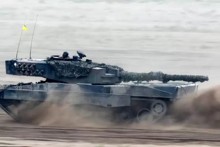 Um ihn geht es: der Kampfpanzer Leopard 2.
