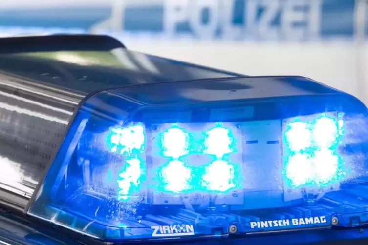 In Frankenthal wurde der Flüchtige von der Polizei gestellt. 