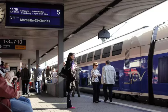 Großen Anklang fand 2012 die Einführung eines direkten TGV von Frankfurt über Mannheim (Foto) nach Marseille.