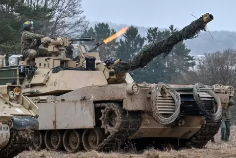 Kampfpanzer M1 Abrams. 