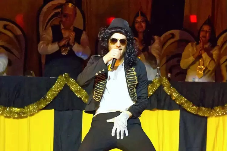  Maurice Böhr als Michael Jackson in der Hitparade.