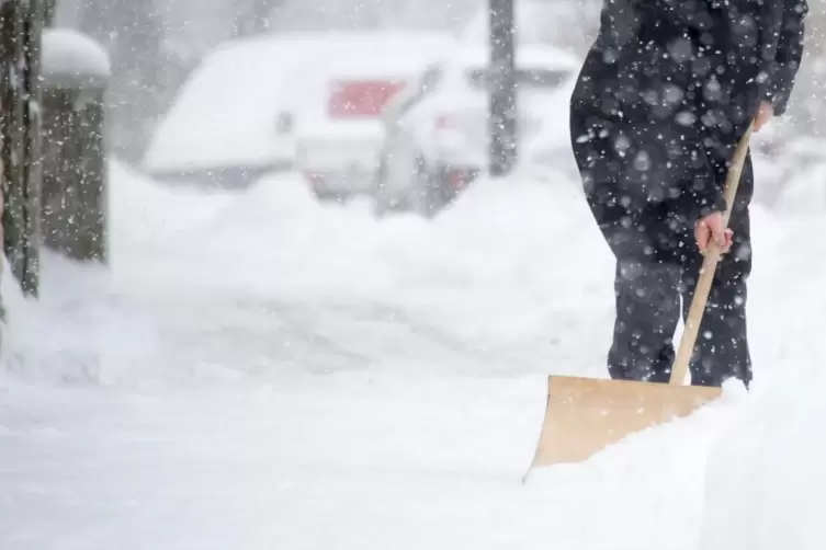 Dies hier ist der Zweck, für den Schneeschaufeln eigentlich gedacht sind.