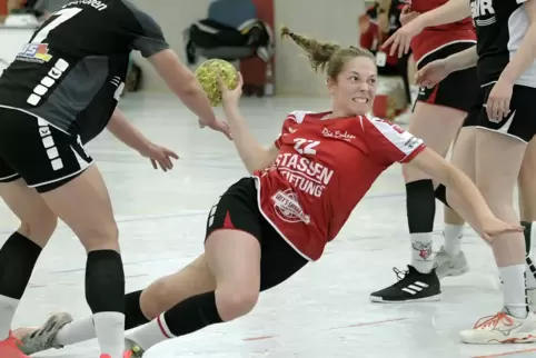 Jana Heidger war mit sechs Treffern beste Torschützin der FSG – für den Sieg gegen Marpingen reichte das aber nicht. 