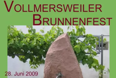 Plakat zum Brunnenfest aus dem Jahr 2009.