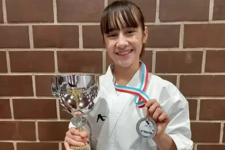 U18-Karateka Annika Faul.
