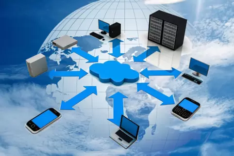 Die Cloud bietet sicheren Speicher und Zugang über jeden Rechner sowie andere mobile Endgeräte.
