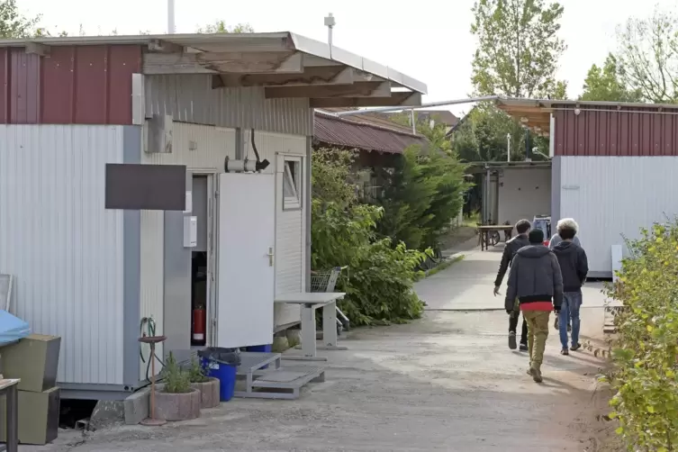 Sammelunterkunft Haderhof in Dannstadt-Schauernheim. F&uuml;r zehn M&auml;nner ist hier noch Platz. 