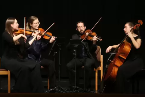 Meister auf ihren Instrumenten: die jungen Musiker des Turicum Quartetts.