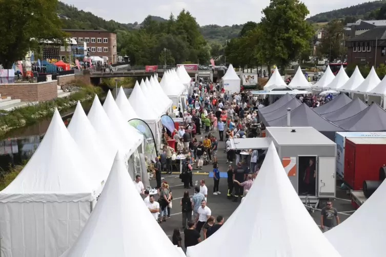 Mehrere tausend Besucher kamen zum Ehrenamtstag 2022 in Gerolstein. 
