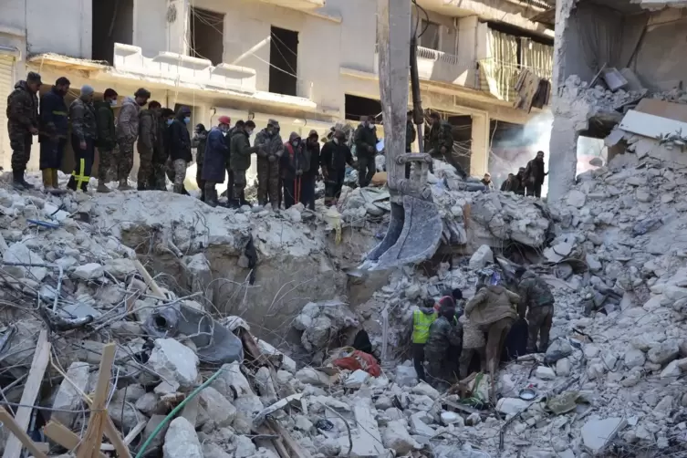 Erdbebenkatastrophe in Syrien