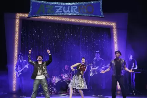 Eine Szene aus dem Musical „Azzuro“. 