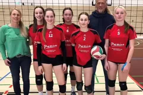 Die Volleyballerinnen. 