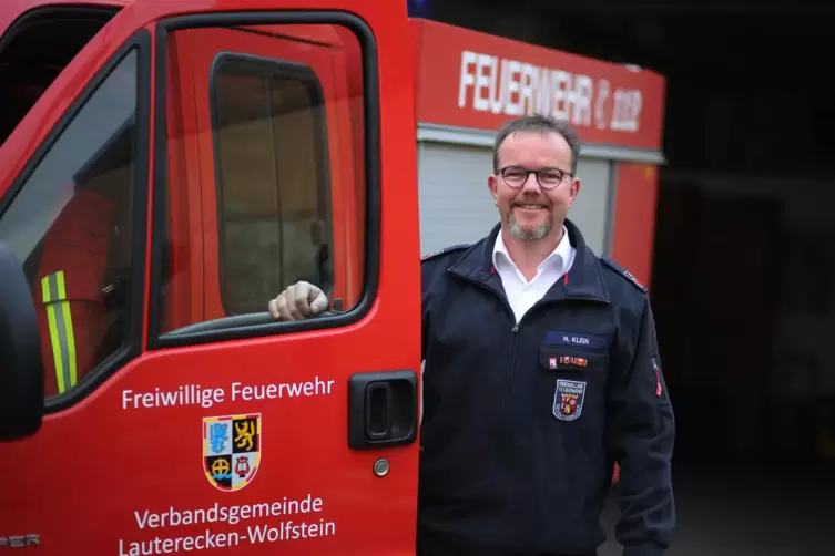 Wehrführer Markus Klein ist seit 35 Jahren bei der Feuerwehr aktiv und hat viele Entwicklungen mitgemacht. 