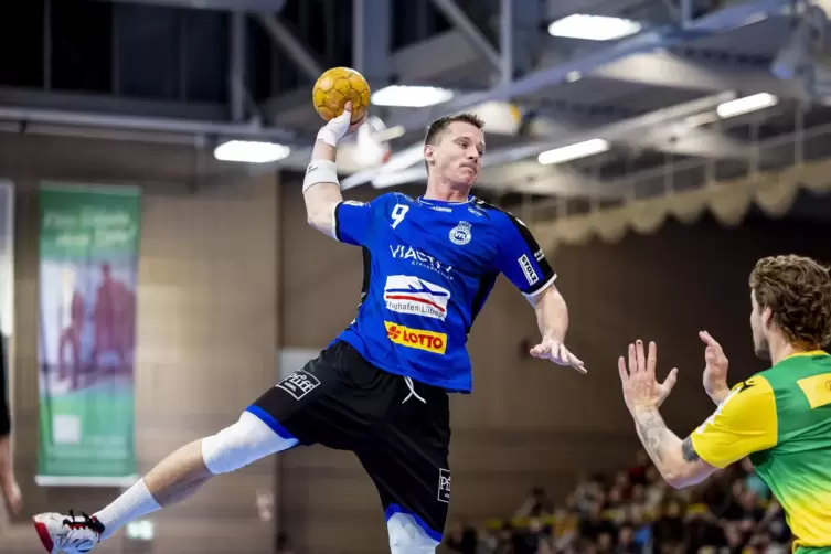 Mex Raguse, die erste Neuverpflichtung des Handball-Zweitligisten Eulen Ludwigshafen. 