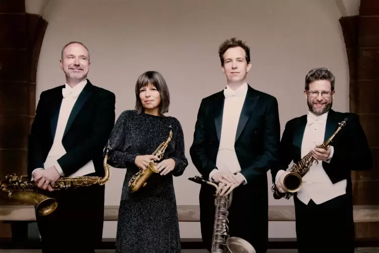 Das Raschèr Saxophone Quartet kommt nach Grünstadt. 