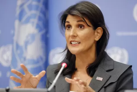 Nikki Haley war früher US-Botschafterin bei den Vereinten Nationen.