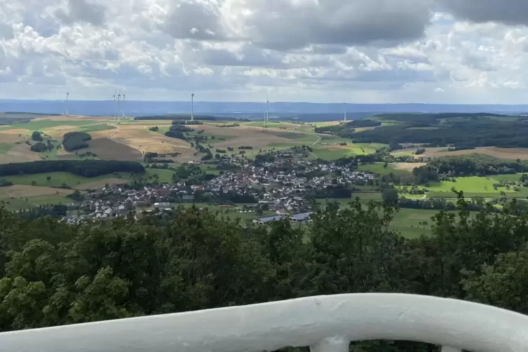 Ausblick vom Selbergturm über Rothselberg.