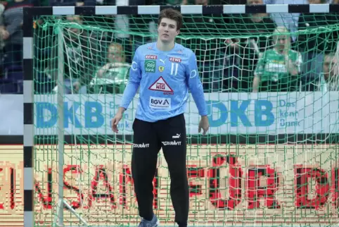 Mats Grupe steht ab sofort mit Zweitspielrecht als Torwart für die Eulen Ludwigshafen bereit.
