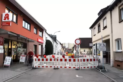 Die Ottstraße in Wörth.