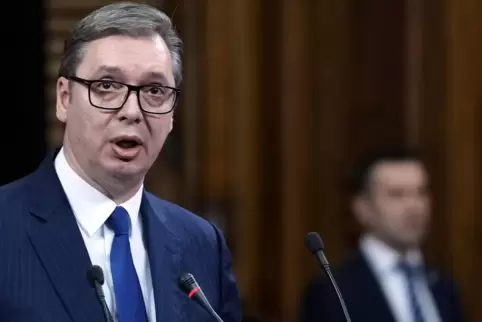 Der serbische Präsident Aleksandar Vucic steckt in einer Sackgasse. 