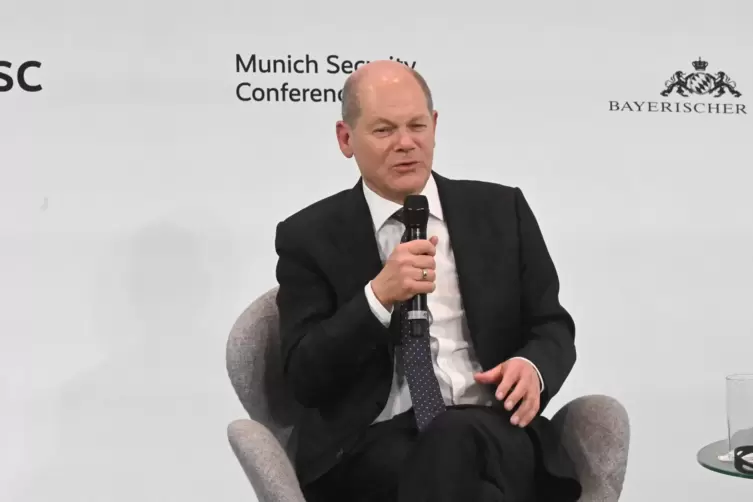 Behutsamer Manager der Hilfe f&uuml;r Kiew: Bundeskanzler Olaf Scholz. 