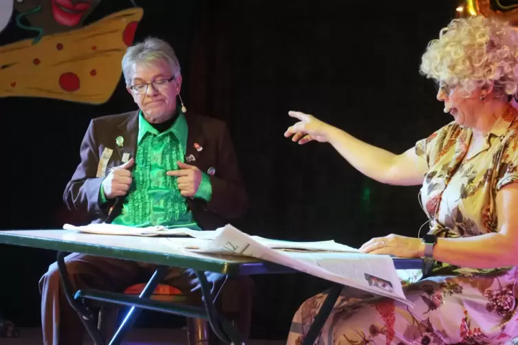 Ralf &bdquo;Keks&ldquo; Gerhard und Martina Wagner als Ehepaar.
