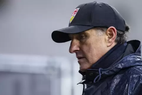 Lange leidgeprüft, jetzt endlich mal erlöst: VfB Stuttgarts Trainer Bruno Labbadia.