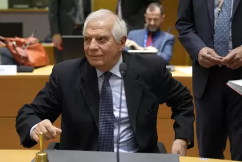  Macht sich für den gemeinsamen Einkauf von Munition stark: der EU-Außenbeauftragte Josep Borrell, hier am Montag in Brüssel. 