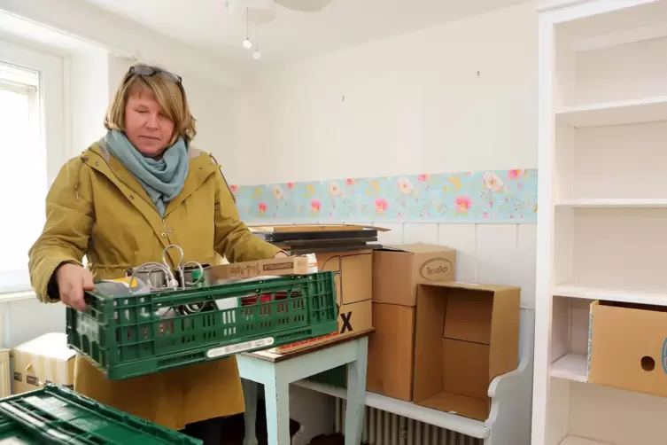 Antje Röper-Kintscher, Vorsitzende des Tante-Emma-Vereins, möchte dafür sorgen, dass der Arzheimer Dorfladen während der Schließ