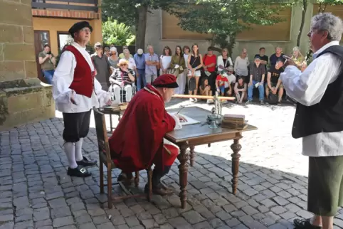 Vergangenes Jahr organisierte der Verein ein Stationentheater in Kandel. 