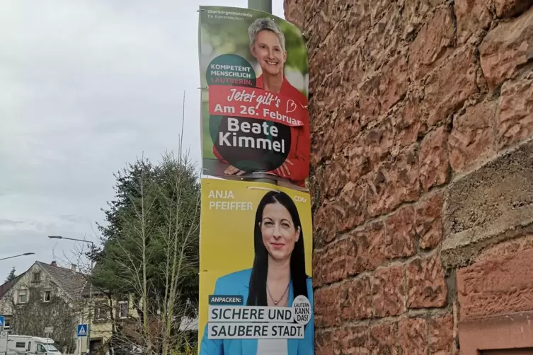 Am Sonntag entscheidet sich, wer Oberbürgermeisterin von Kaiserslautern wird: Beate Kimmel oder Anja Pfeiffer.