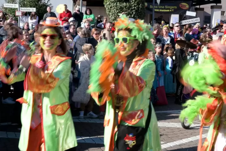 Machen m&auml;chtig Stimmung: die Waldsemer Gasserassler.