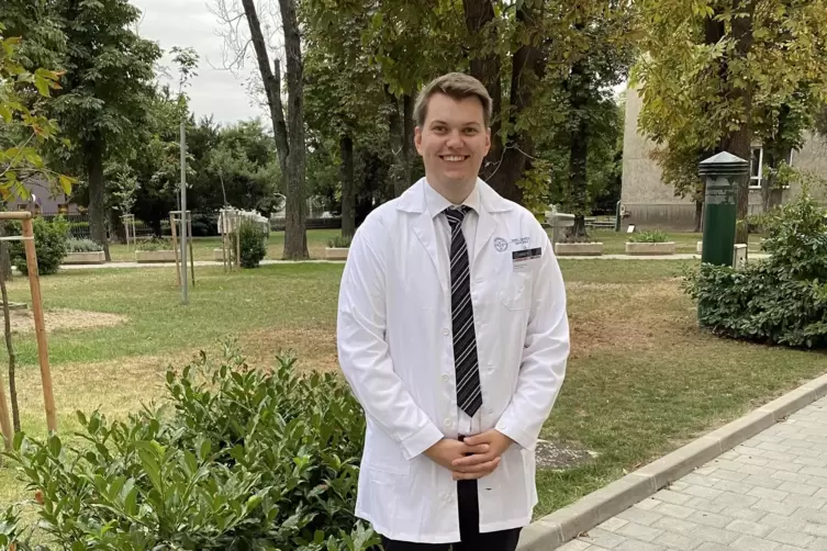 Medizinstudent Ansgar Weber. 