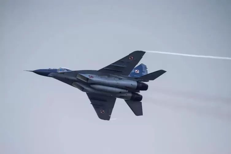 Ein Abfangj&auml;ger vom Typ Mig-29: Polen k&ouml;nnte diese Maschinen der Ukraine &uuml;berlassen.