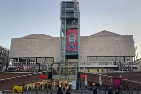 Die Banner hängen in ganz Mannheim, aber wo genau liegt eigentlich das Gelände der Buga23?