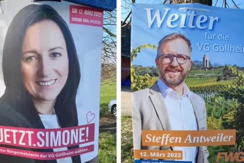 Wollen mit ihrer Wahlstrategie die Wähler überzeugen: Simone Rühl-Pfeiffer und Steffen Antweiler.